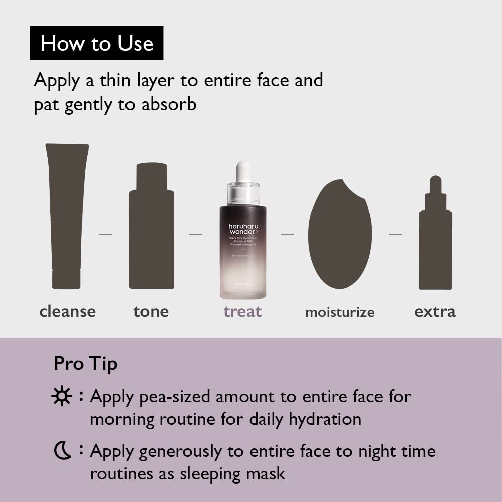  Black Rice Hyaluronic Botanical 2GF Wonderful Ampoule
