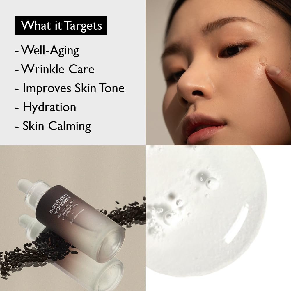  Black Rice Hyaluronic Botanical 2GF Wonderful Ampoule