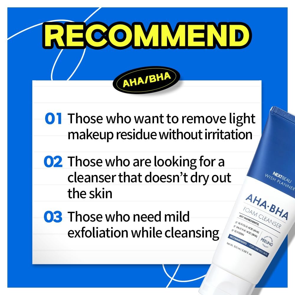 Wish Planner Aha/bha Foam Cleanser