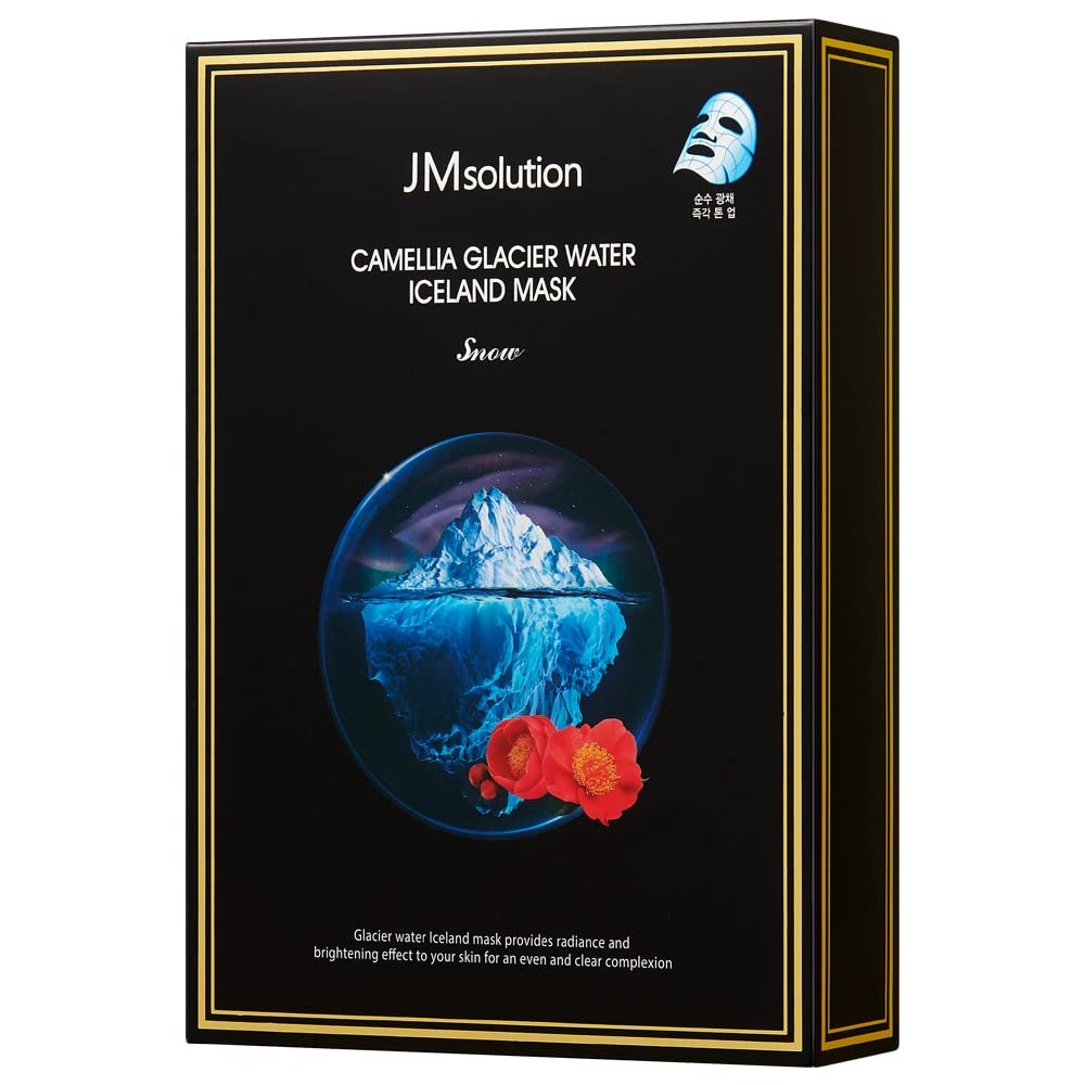 Camellia Glacier Water Iceland Mask Snow