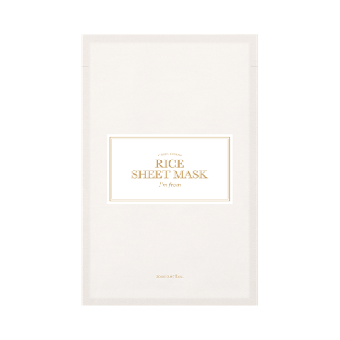 RICE SHEET MASK (20ML*1EA)