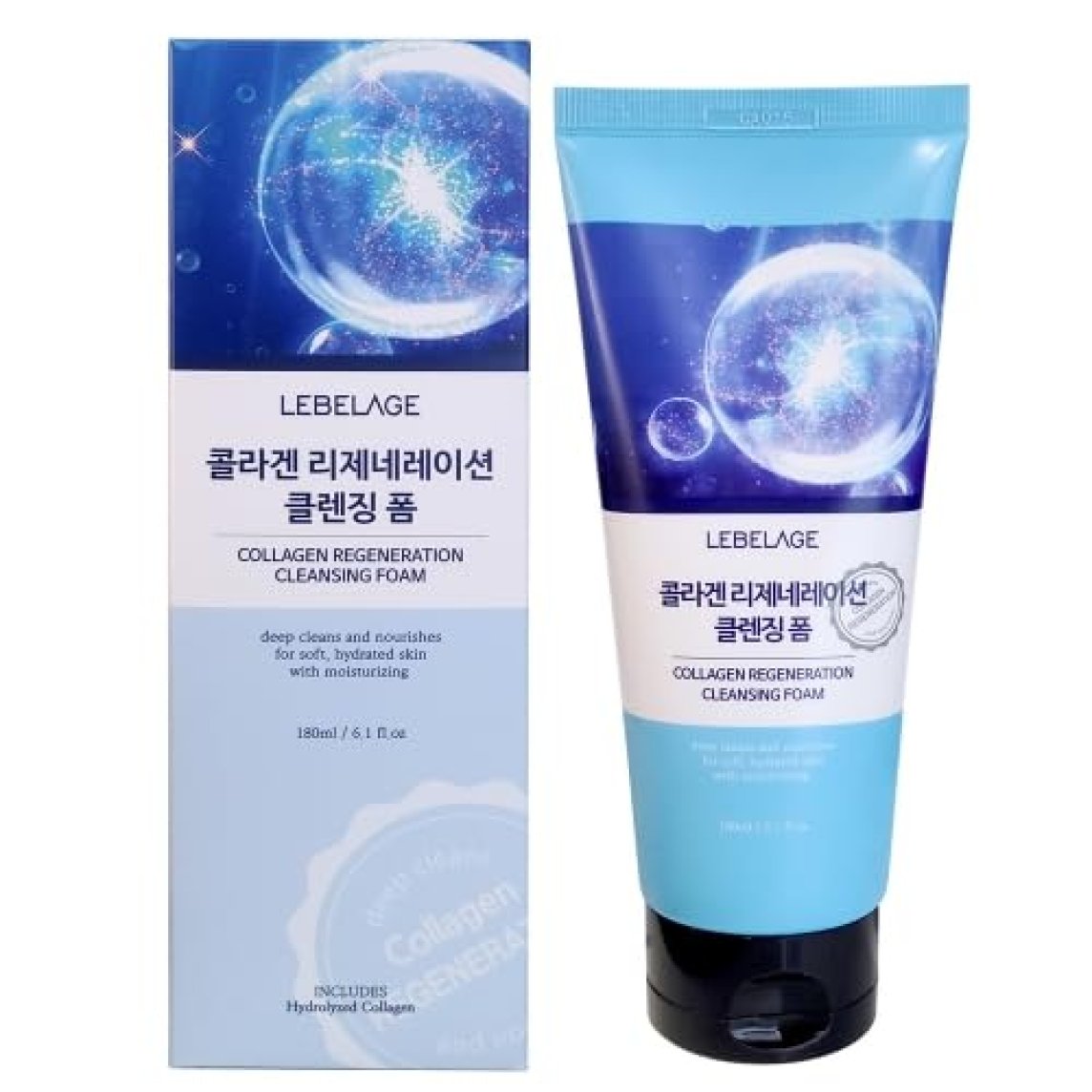 LEBELAGE COLLAGEN REGENERATION CLEANSING FOAM 180ml