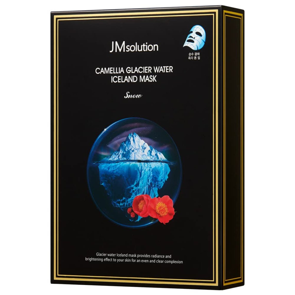 Camellia Glacier Water Iceland Mask Snow