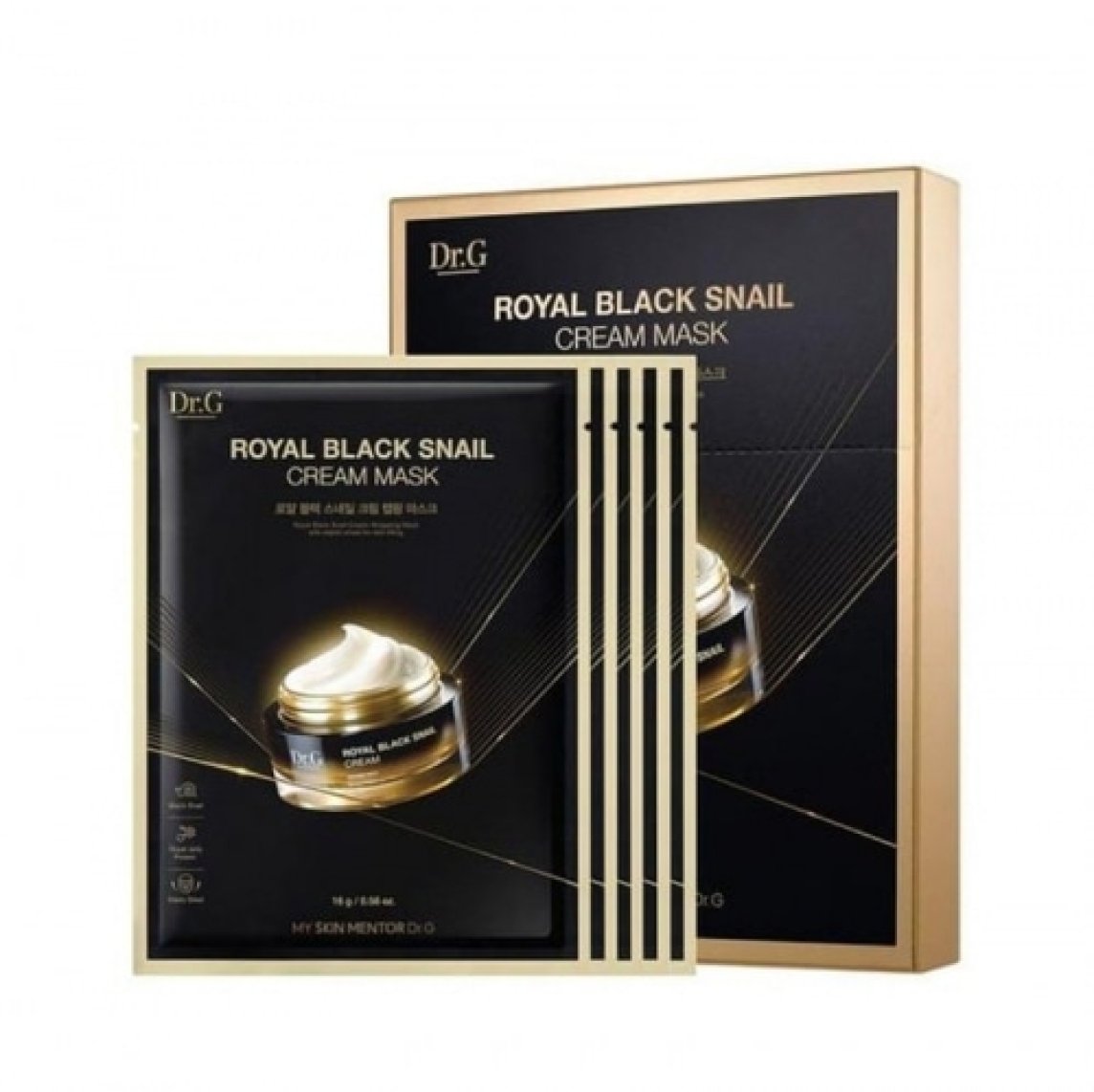 Royal Black Snail Ampoule Cream Mask 16g*5p