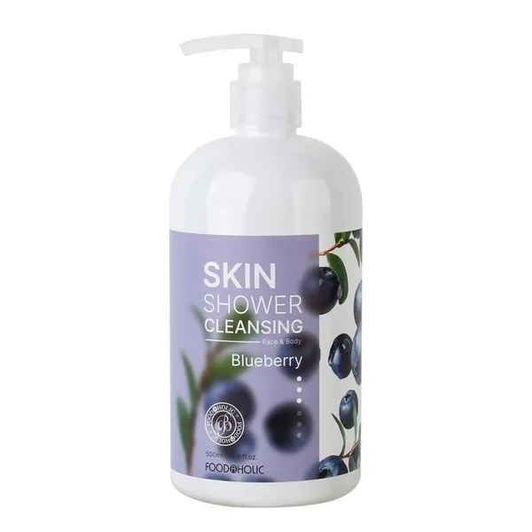Skin Shower Cleansing Face & Body Blueberry