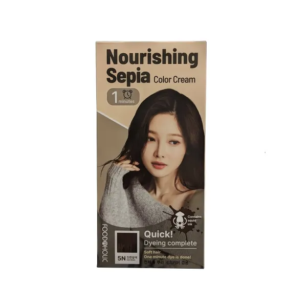 Nourishing Sepia
Hair Color Cream
(5n Dark Brown)