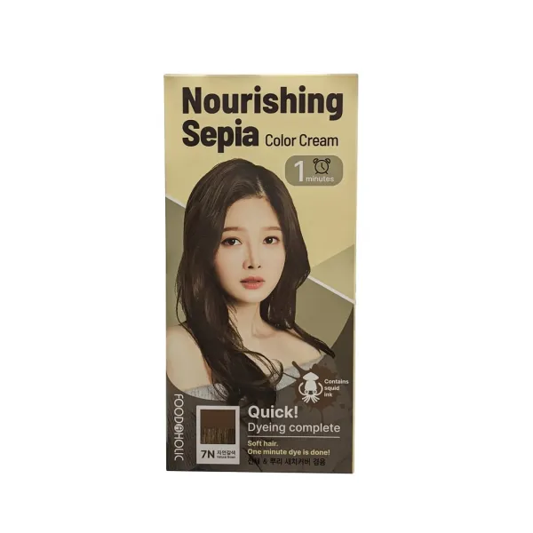 Nourishing Sepia
Hair Color Cream
(7n Natural Brown)
